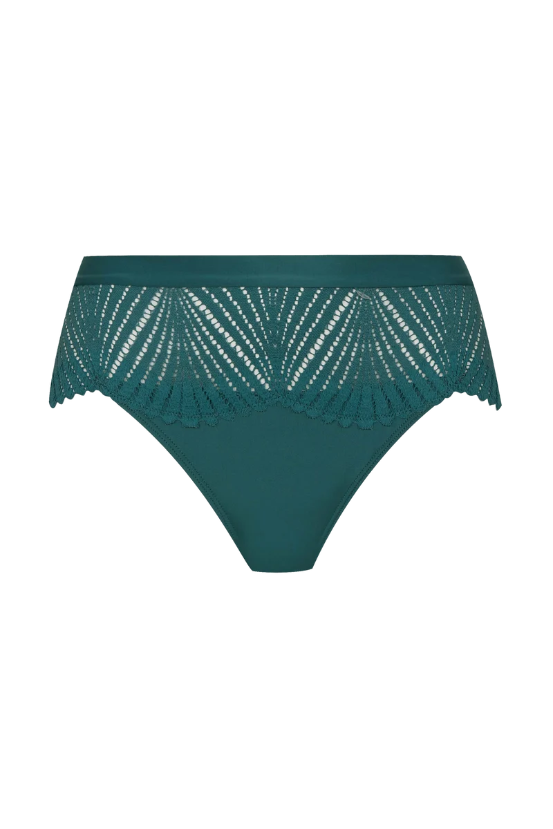 Slip Brésilien Muse - Vert paon