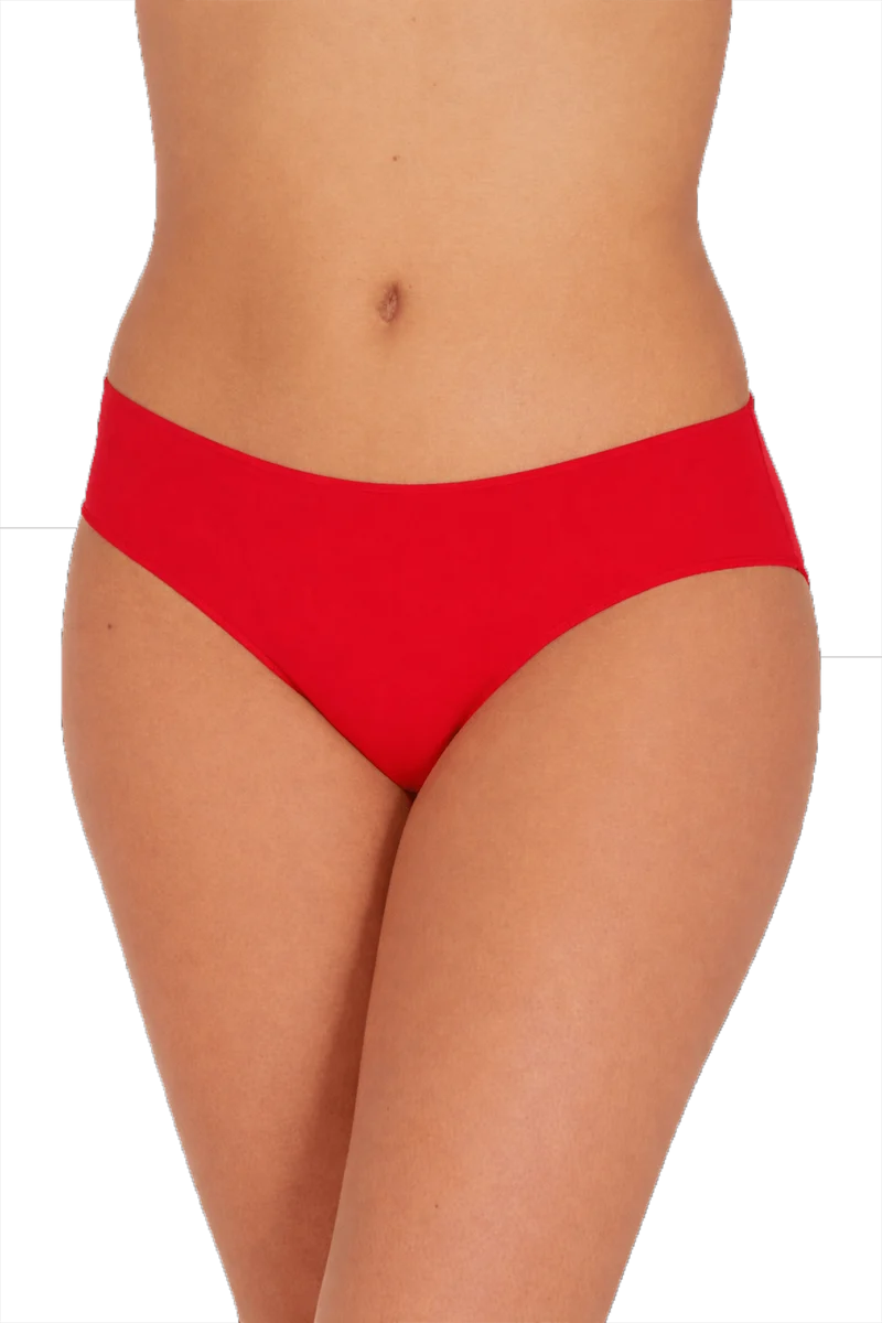 Lot de 3 Slips - Trio Essentiel Micro - Violet / rouge ardent / poudre
