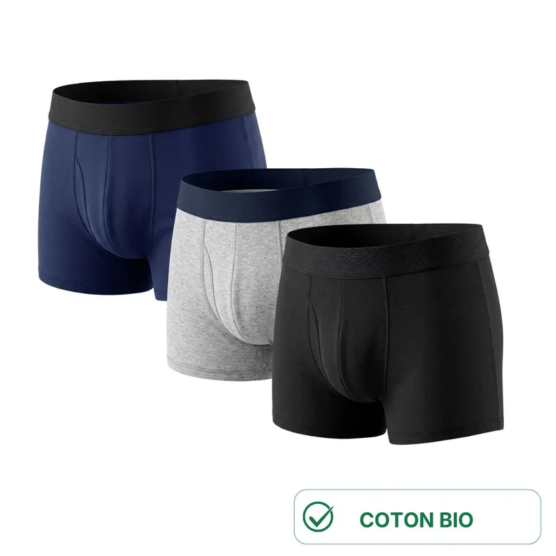 Lot de 3 BOXERS en coton | Composez votre lot