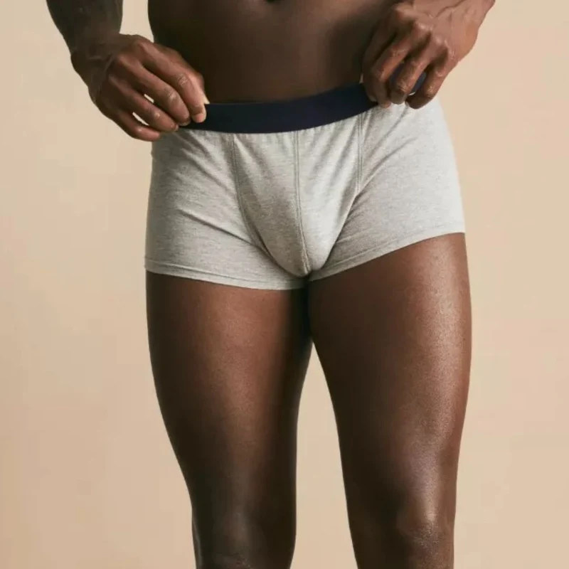 Pack de 3 BOXERS GRIS en coton