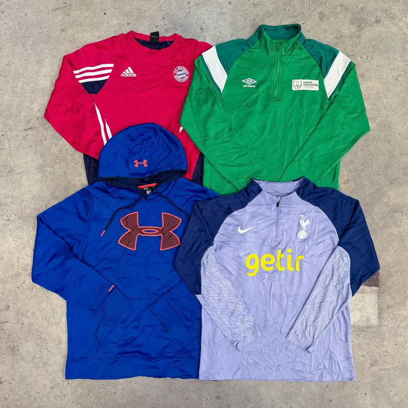 Balle de 100 tops sportswear de marque