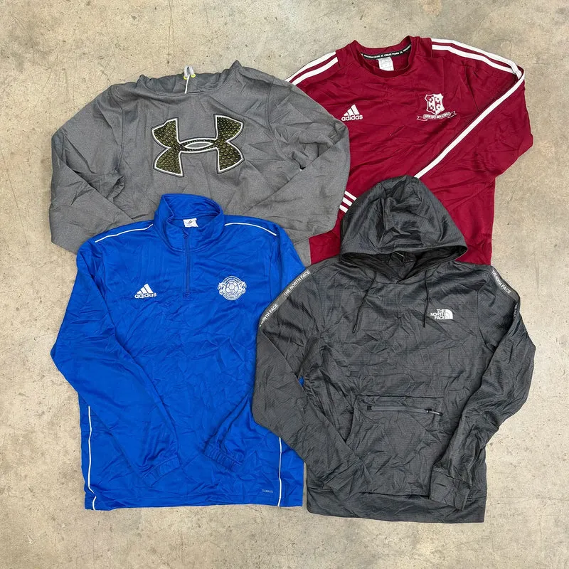 Balle de 100 tops sportswear de marque