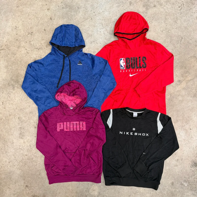 Balle de 100 tops sportswear de marque