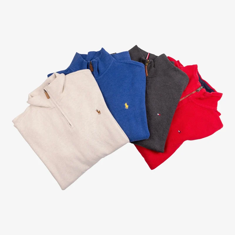 Box de pulls 1/4 zip Ralph Lauren & Tommy Hilfiger