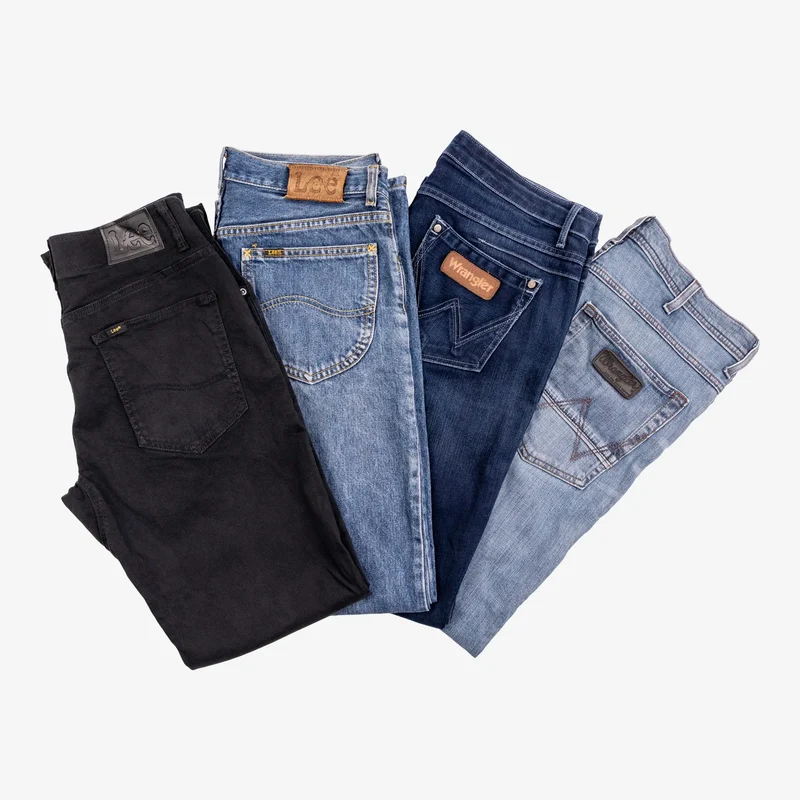 Box de 20 pantalons Lee & Wrangler