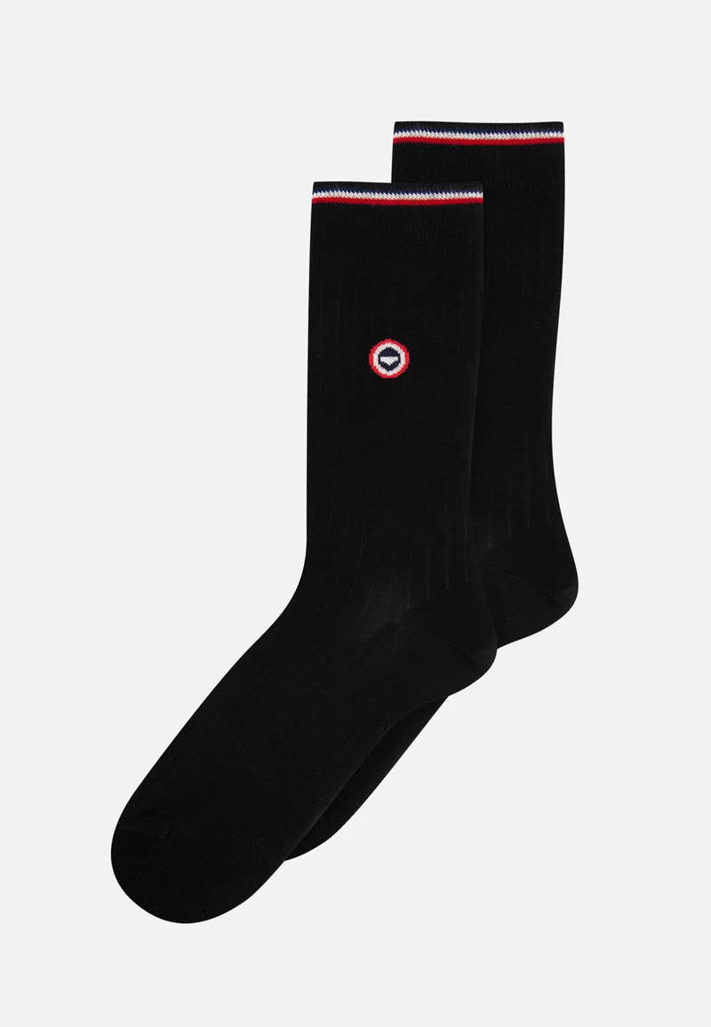 Lot de 3 chaussettes mi-hautes - Chaussettes Bleu Anthracite Noir
