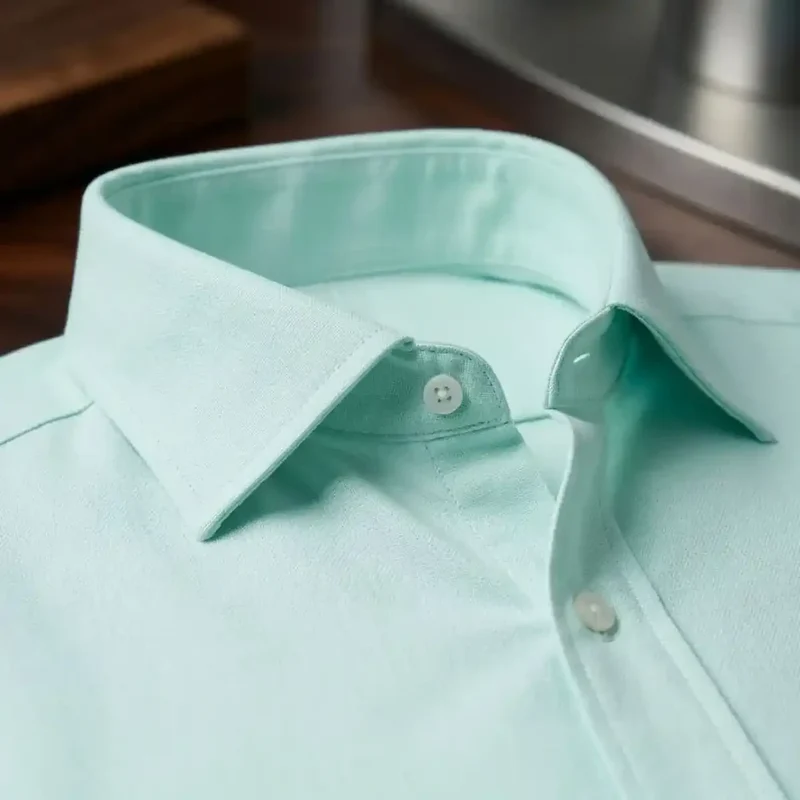 Chemise vert d'eau homme | Le pastel tendance