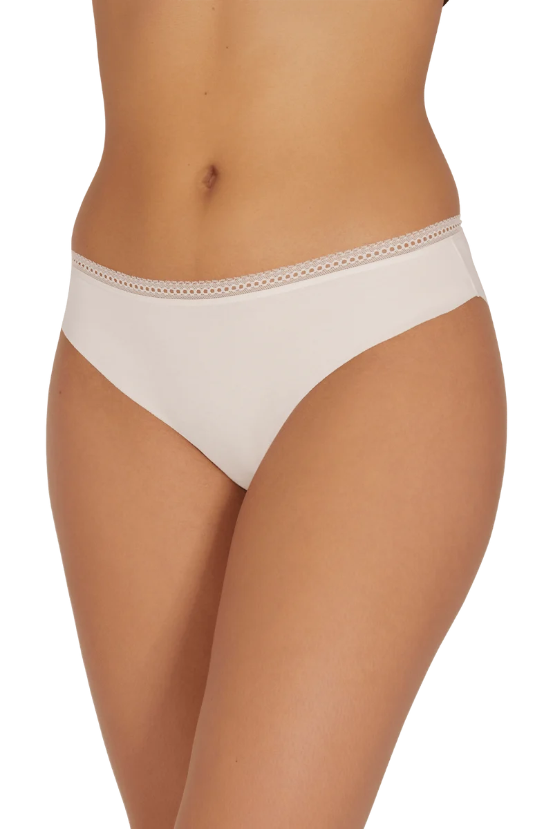 Lot de 3 Slips - Trio Invisible Modal - Taupe / noir / blanc