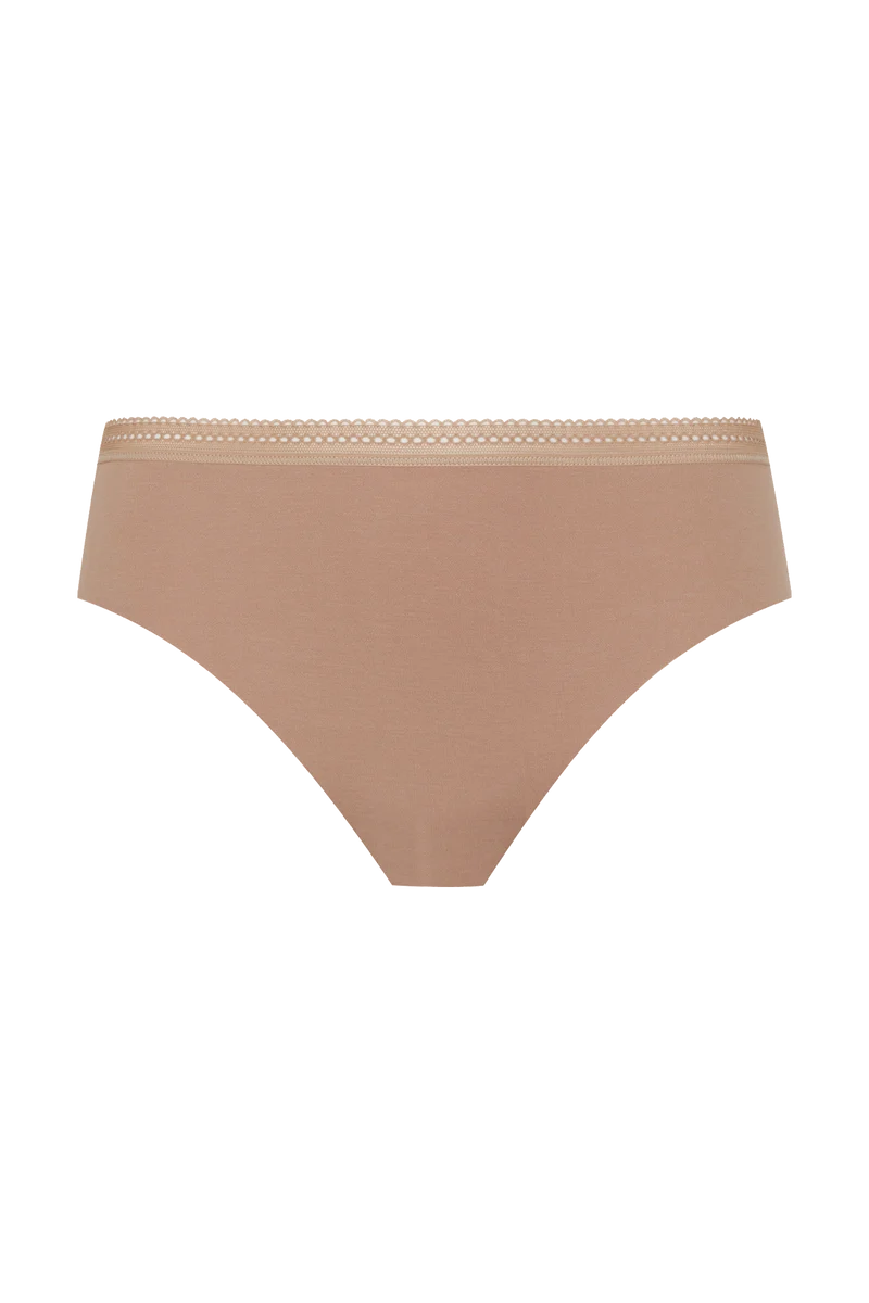 Lot de 3 Slips - Trio Invisible Modal - Taupe / noir / blanc