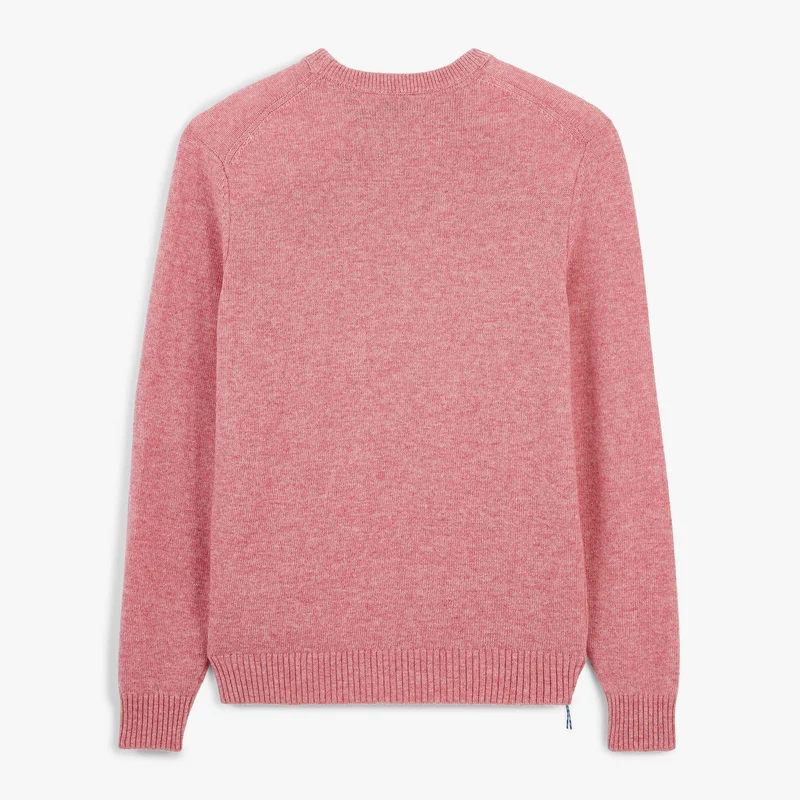 Pull col rond laine lambswool rose dalhia Madani SBPLAY