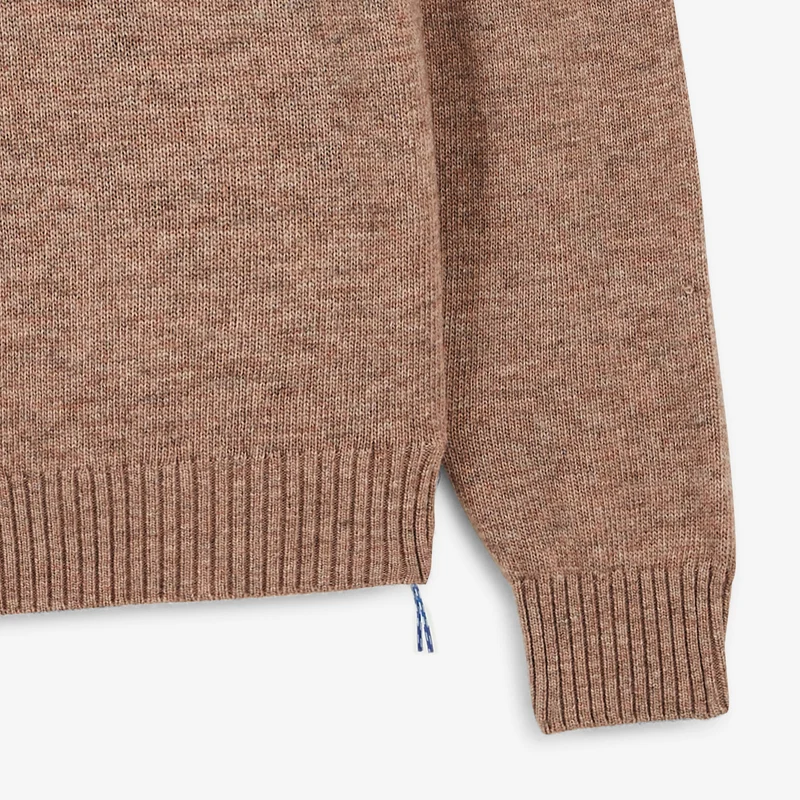 Pull col rond laine lambswool beige Madani SBPLAY