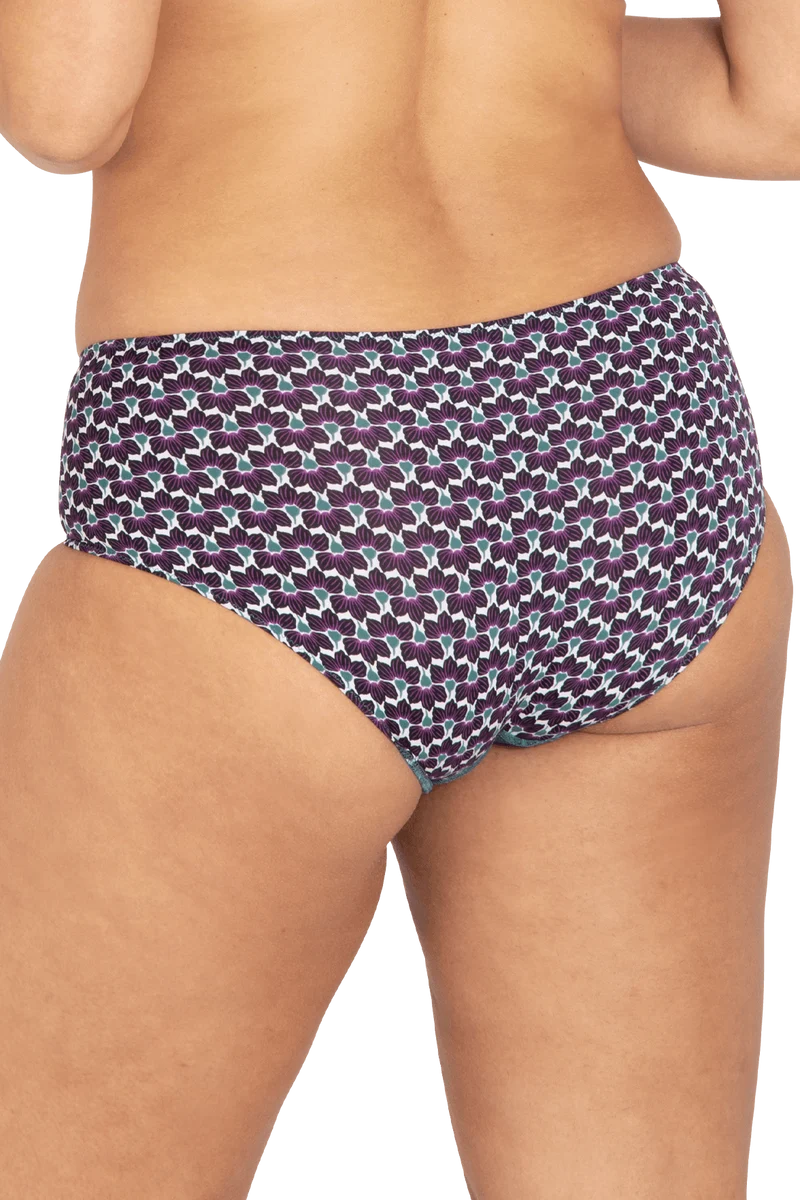Shorty en dentelle et microfibre L'irrésistible - Imprimé folk
