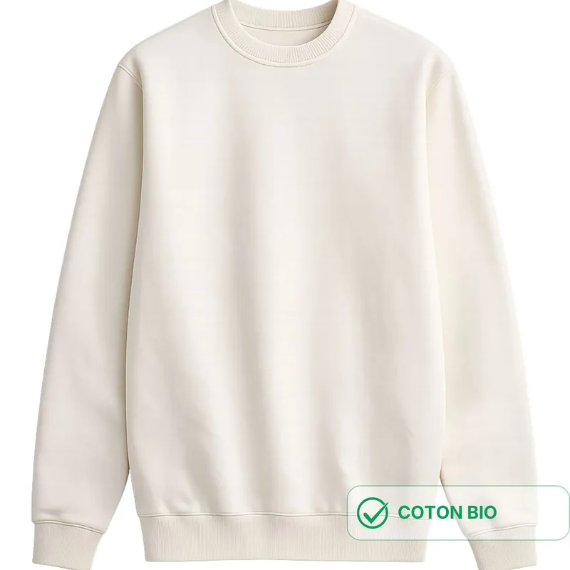 Sweat écru femme