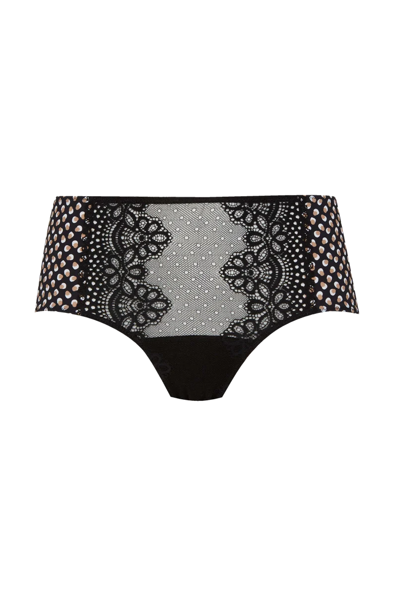 Shorty en dentelle et microfibre L'irrésistible - Bulles