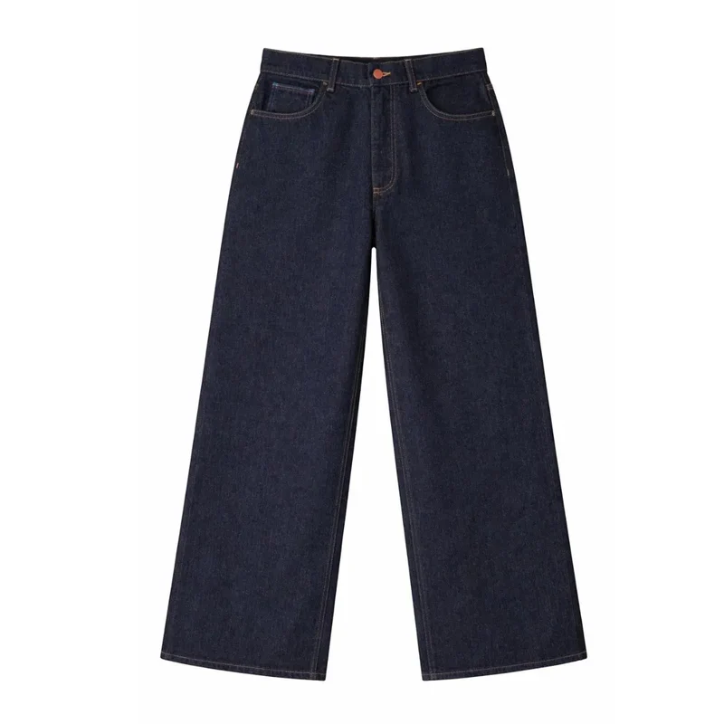 Jean Extra large femme taille haute | Le véritable Denim