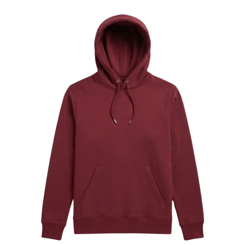 Sweat bordeaux femme à capuche | Coton Bio