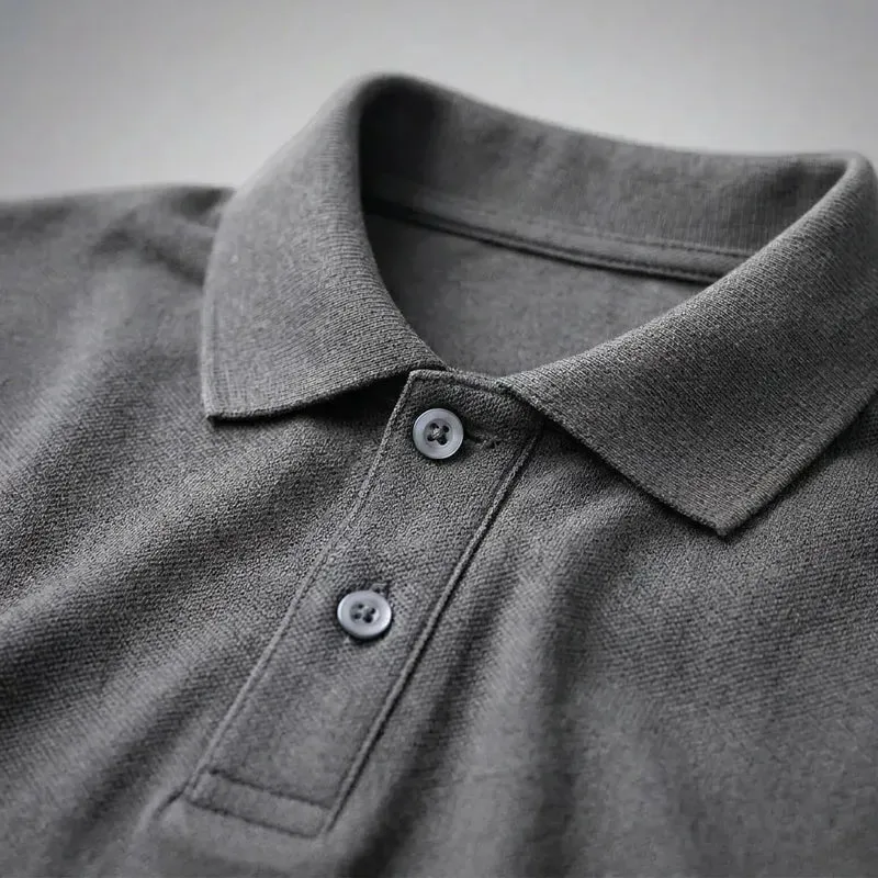 Polo gris anthracite homme | PALÂBA