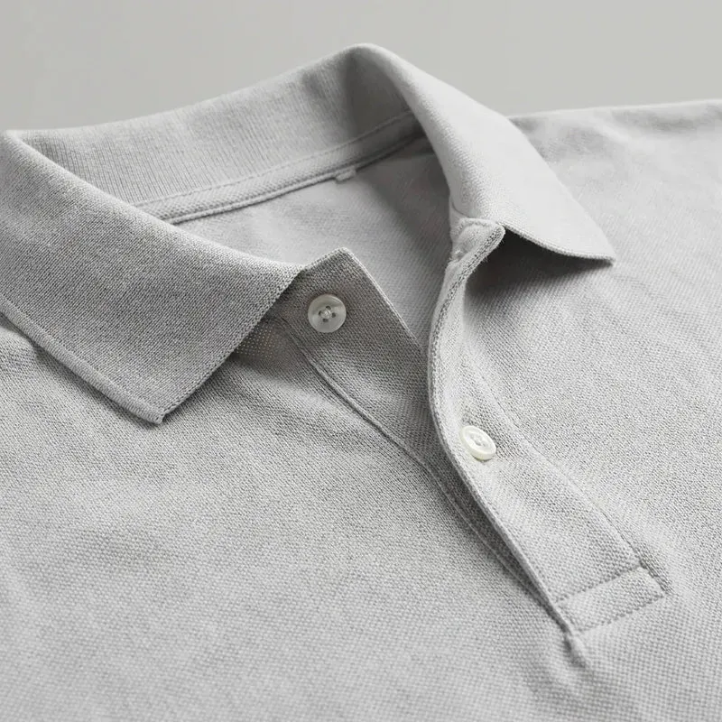Polo gris clair homme | PALÂBA