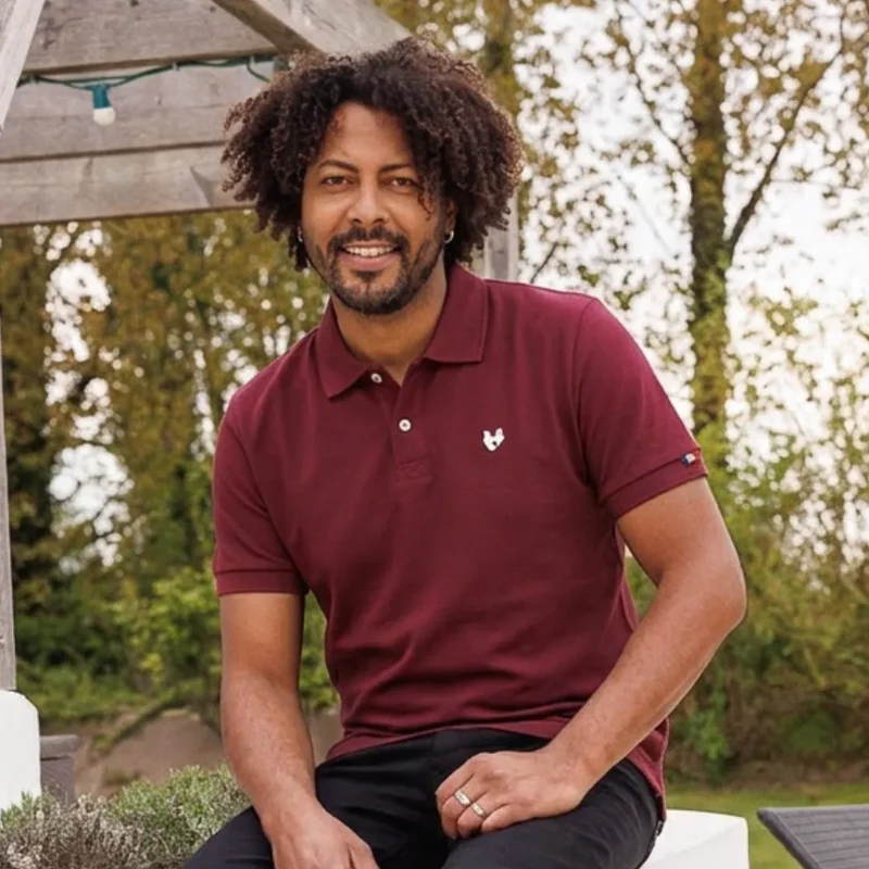 Polo bordeaux homme | PALÂBA