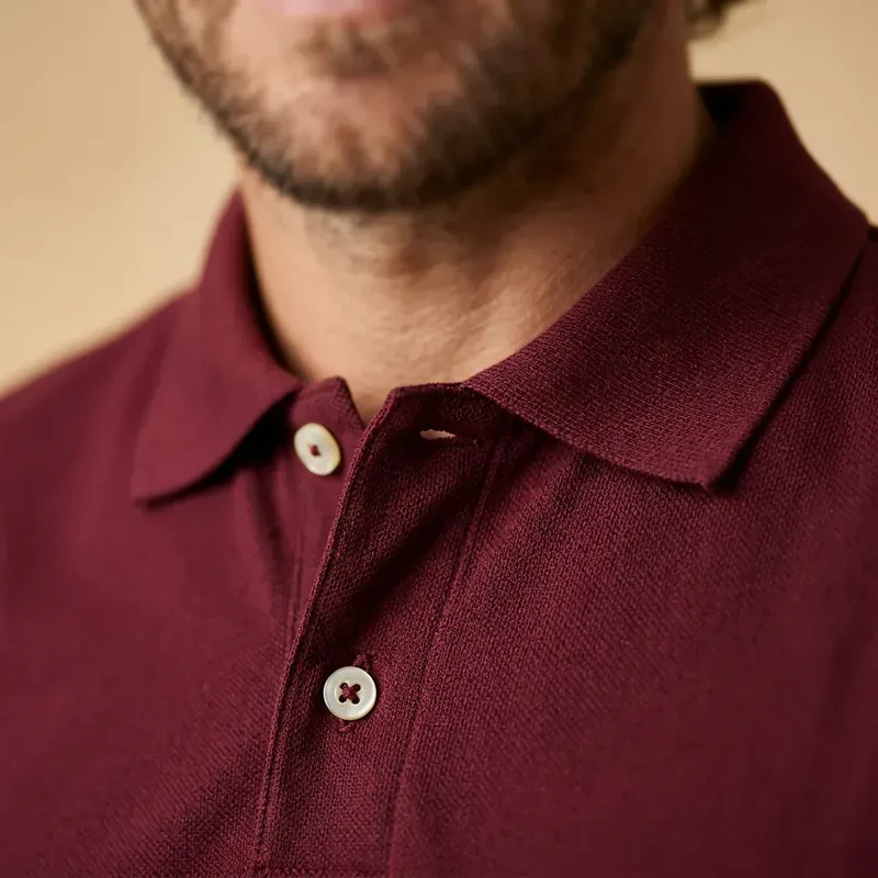 Polo bordeaux homme | PALÂBA