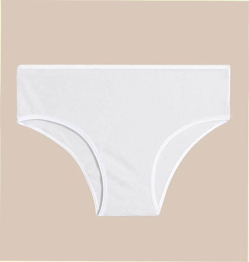 Culotte femme en coton blanc