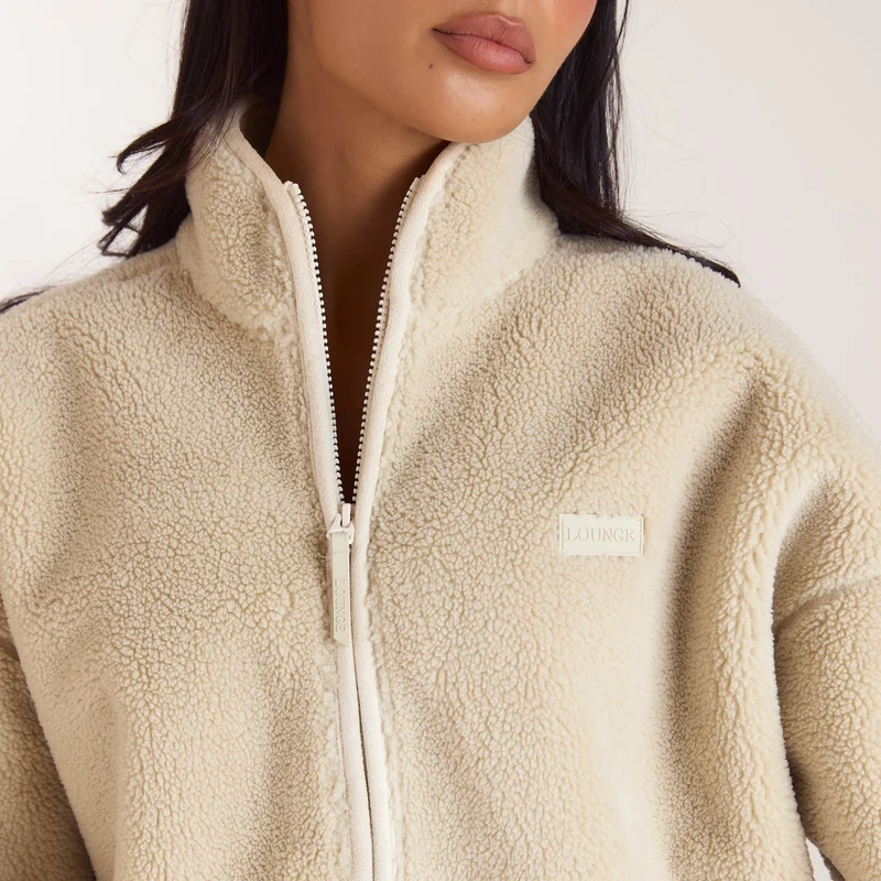 Veste Borg Zippée - Crème