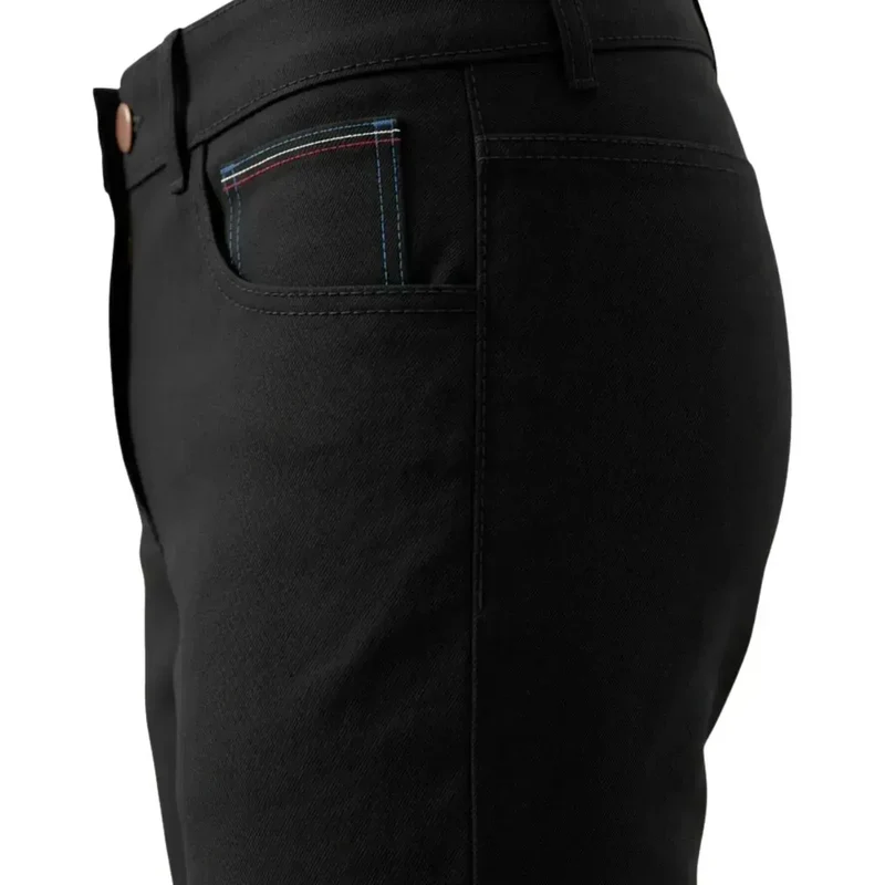 Jean straight homme | Noir coupe droite