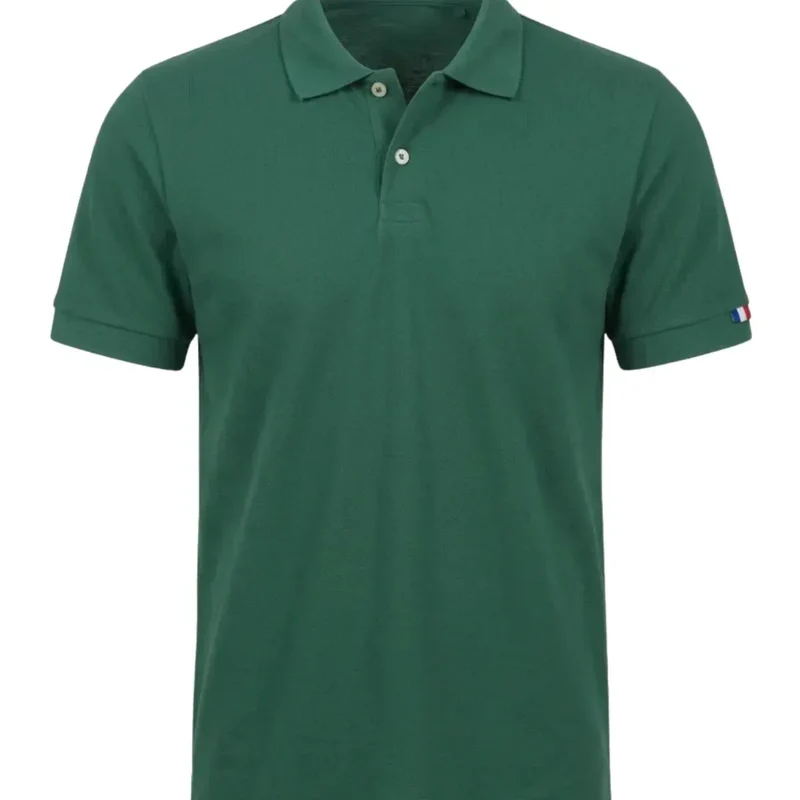 Polo vert homme | Coton bio