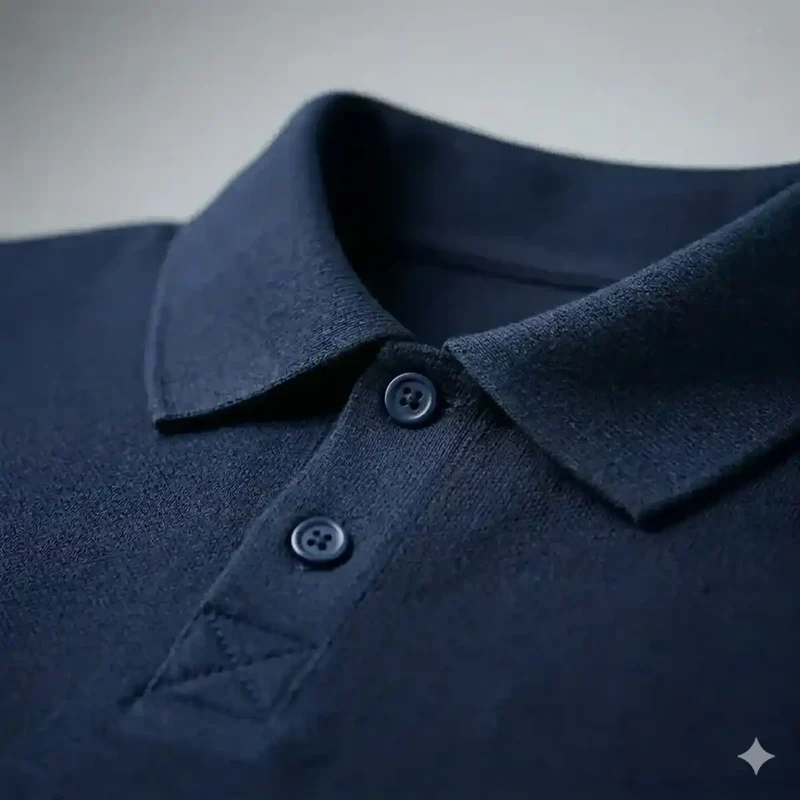 Polo marine homme | Coton bio