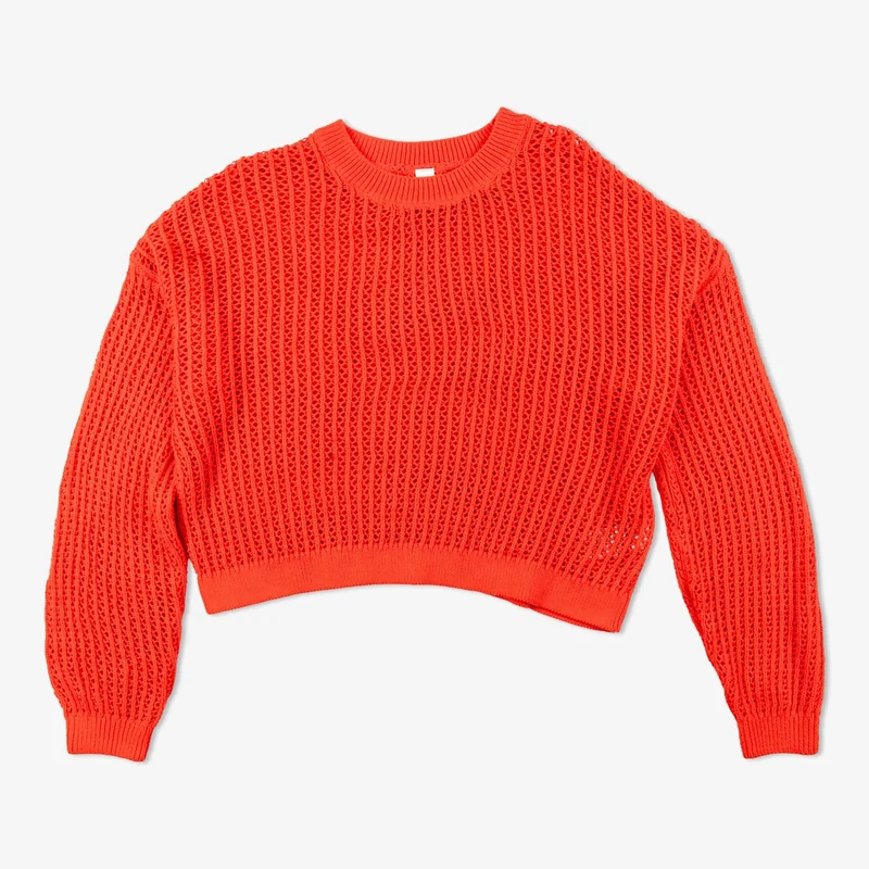 Lot de 30 tops en crochet à manches longues