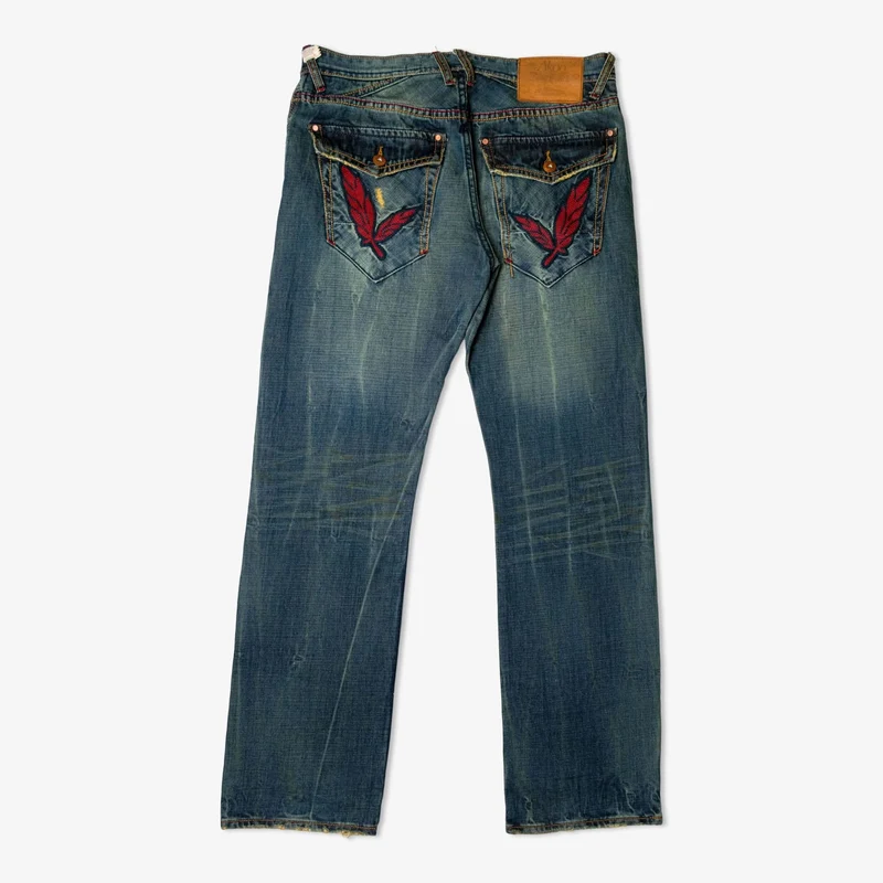Lot de 25 jeans brodés pour homme