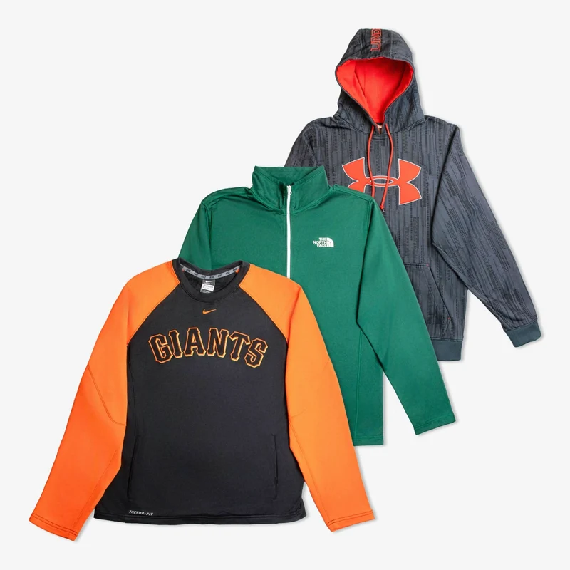 Lot de 25 vestes de sport de marque