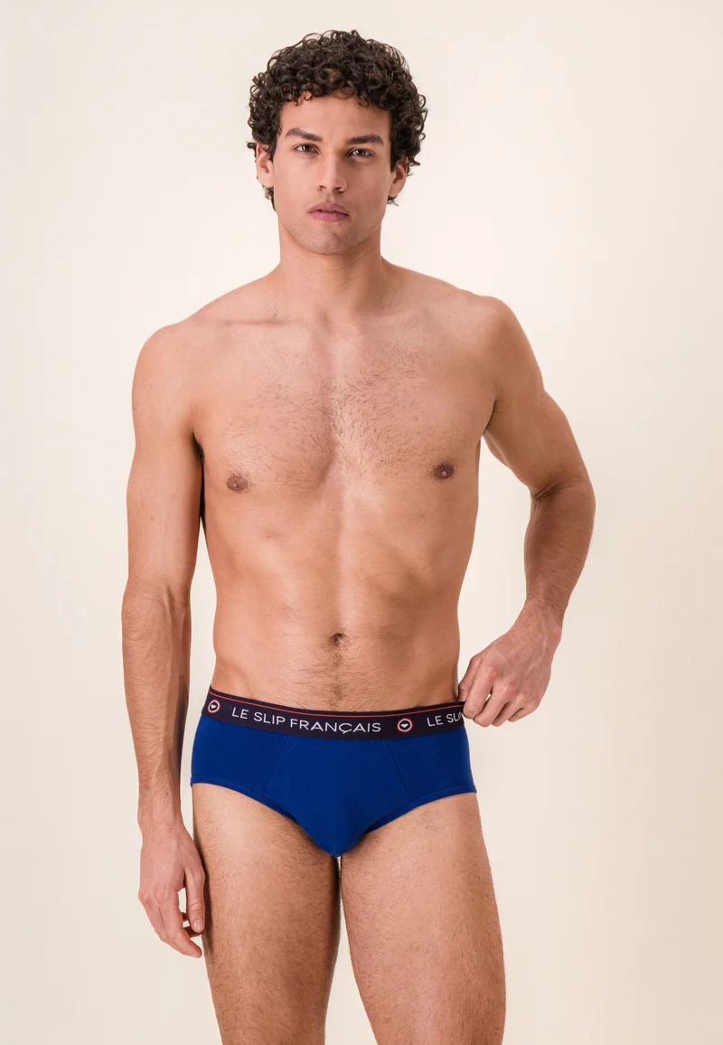 Lot de 2 slips en coton - Slips Coq Marine Indigo