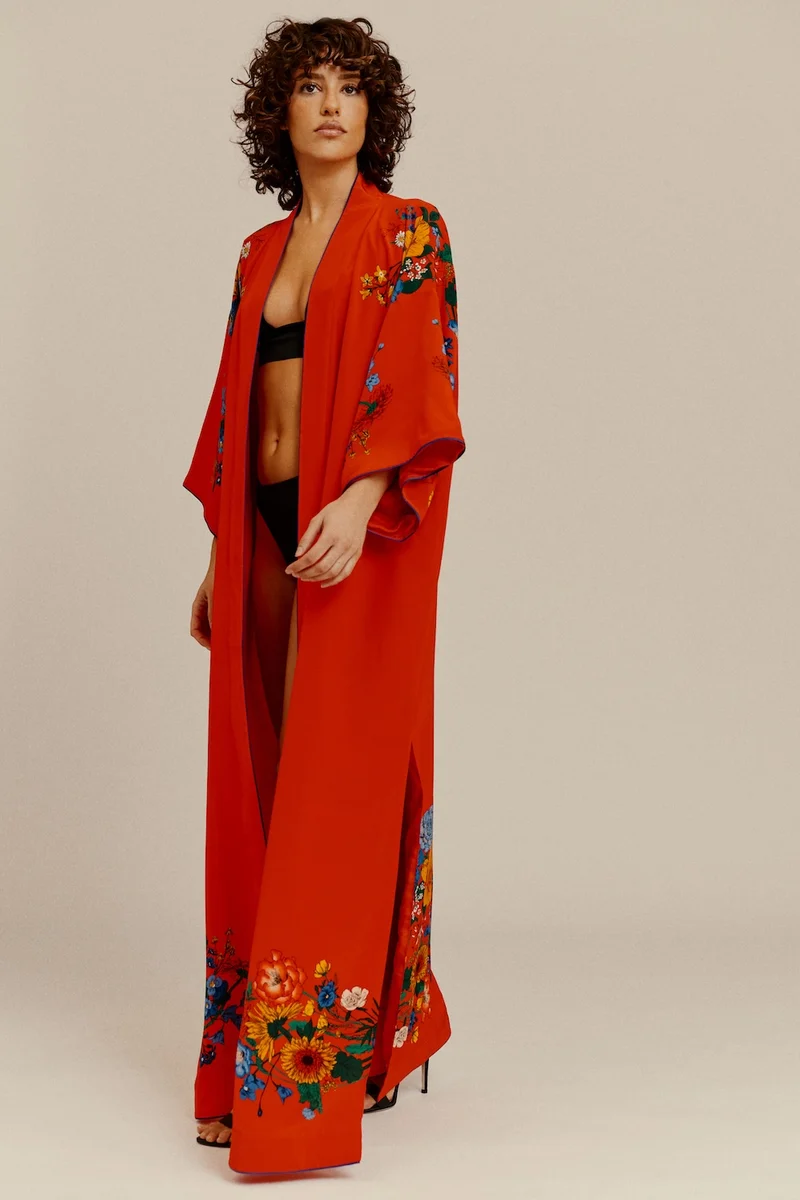 KIMONO MOORE PARK TOMATO