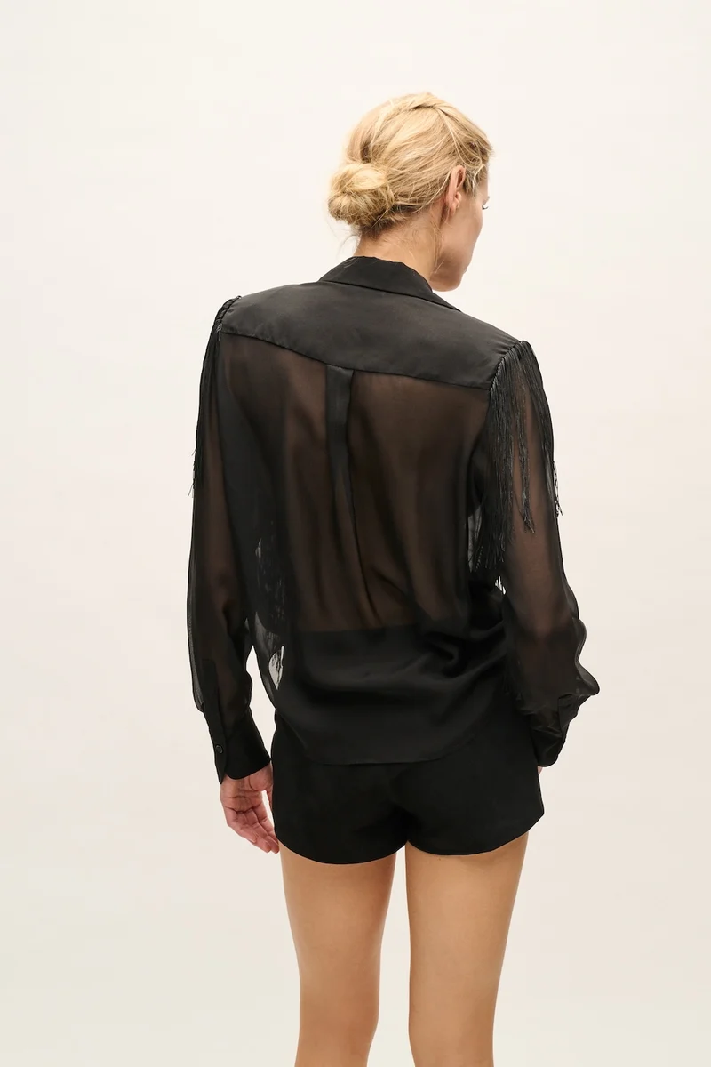CHEMISE GARDNER BLACK