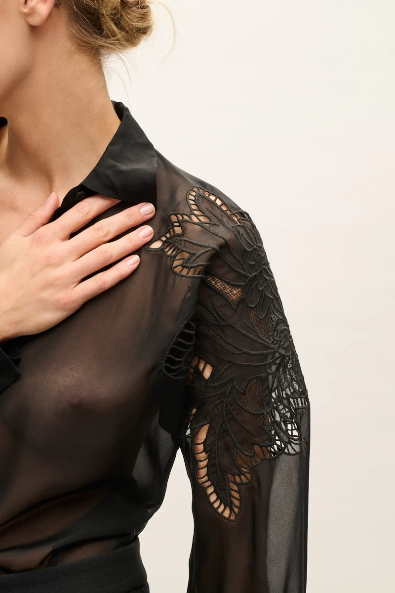 CHEMISE EMPORIA BLACK