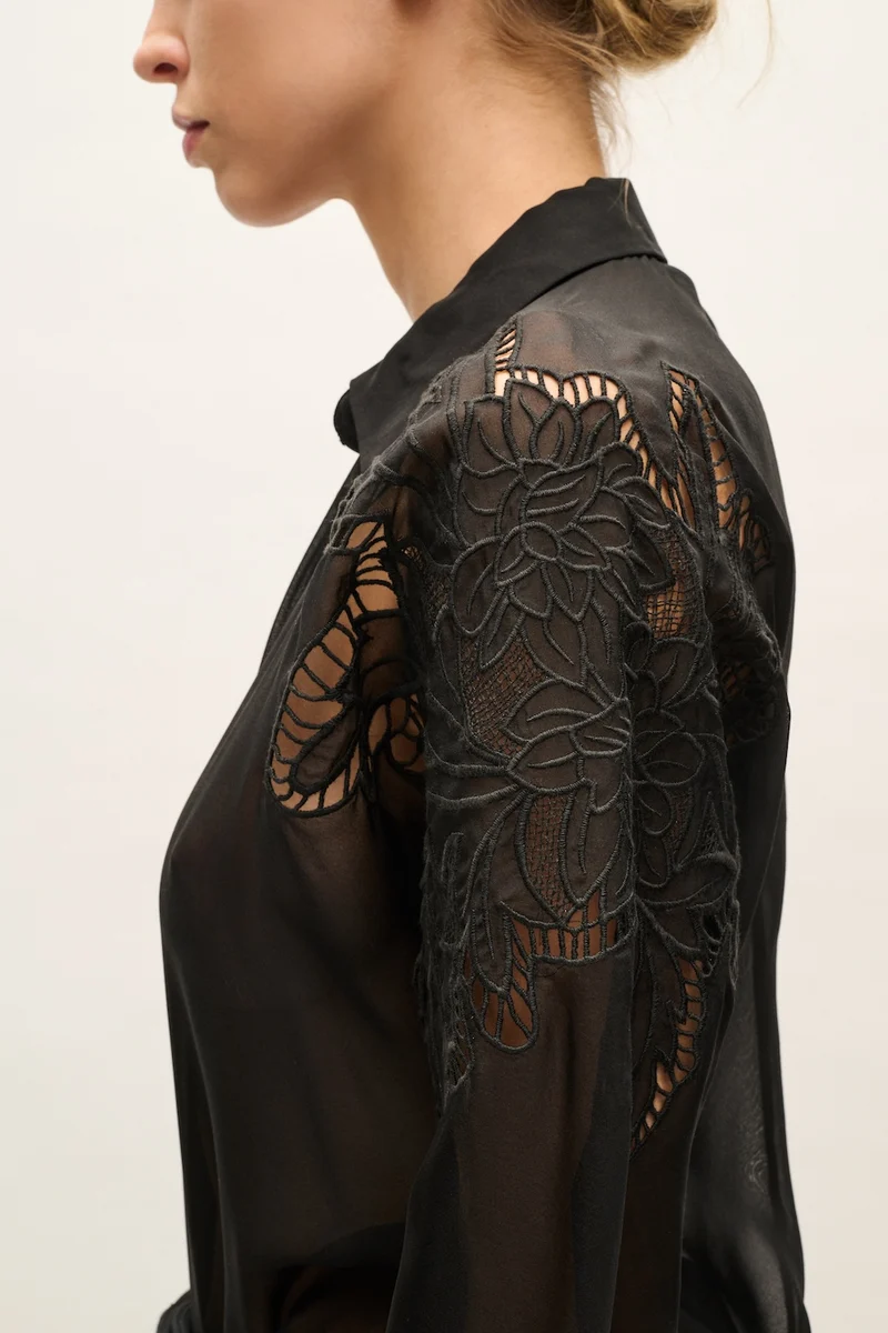 CHEMISE EMPORIA BLACK