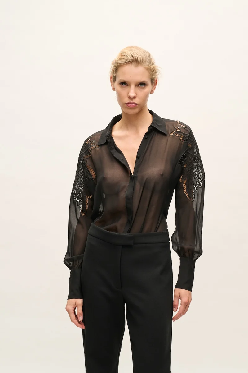 CHEMISE EMPORIA BLACK