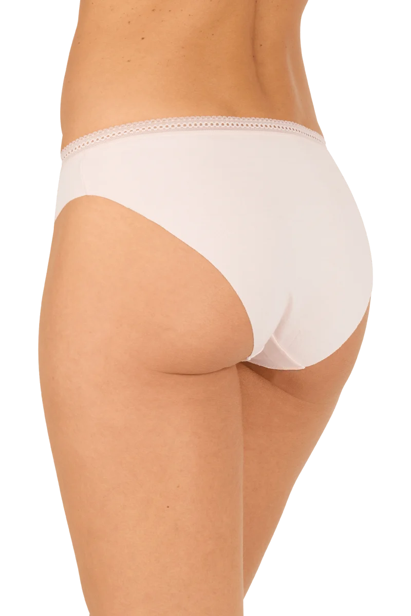 Lot de 3 Slips - Trio Invisible Modal - Rouge ardent / poudre / noir