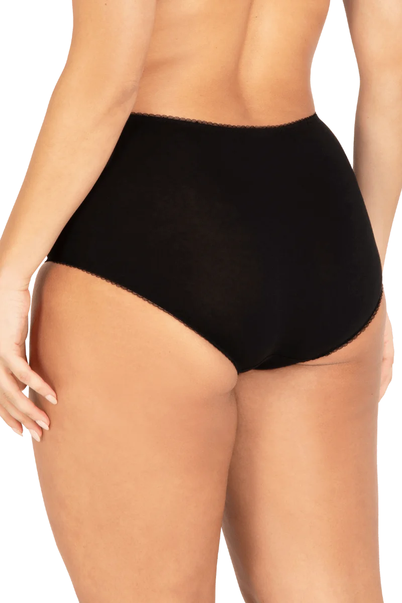 Culotte Maxi Coton Confort - Noir