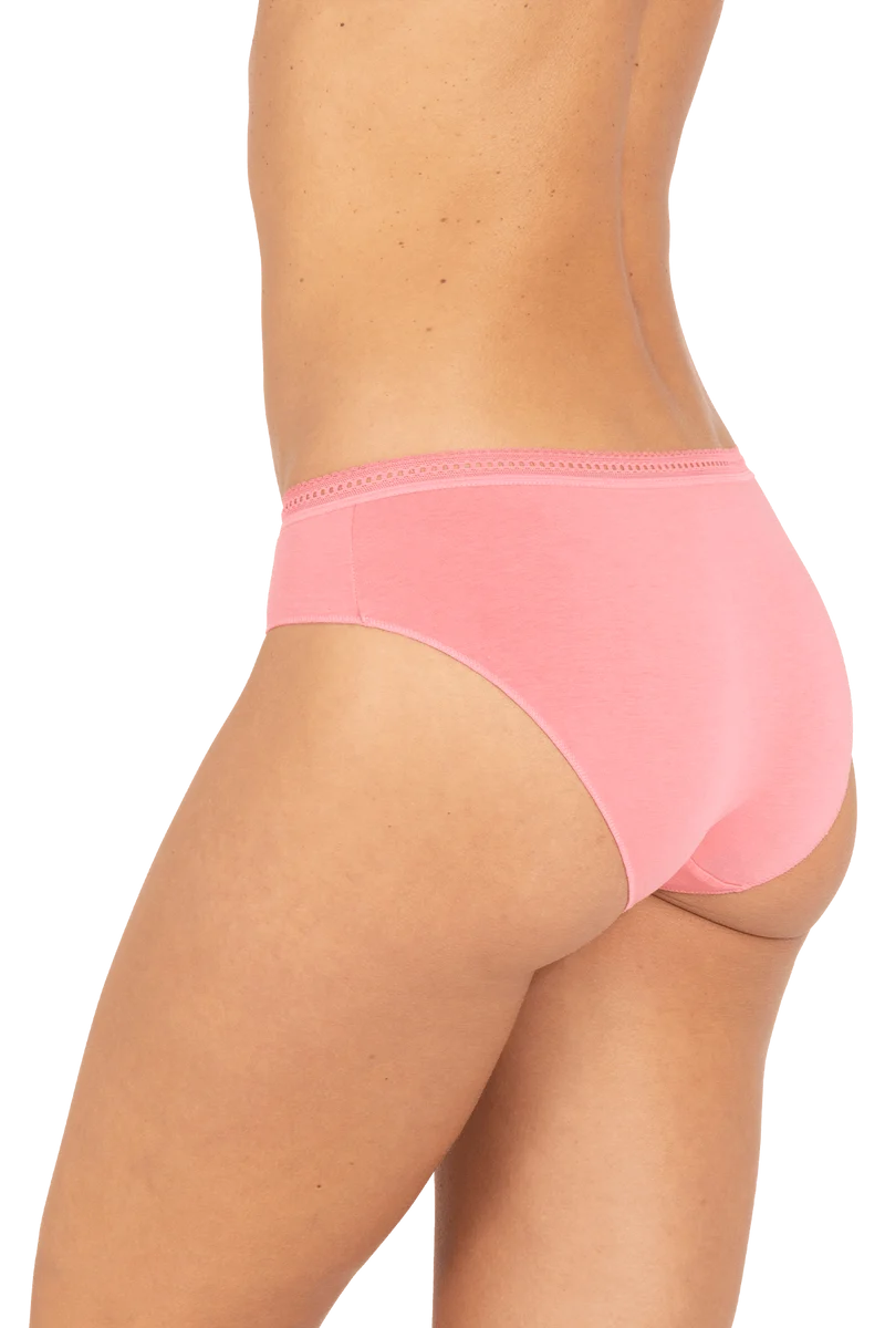 Lot de 3 Slips - Trio Coton Fantaisie - Hibiscus