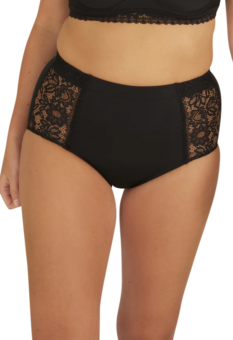 Culotte taille haute Well Allure L'Elégante - Noir
