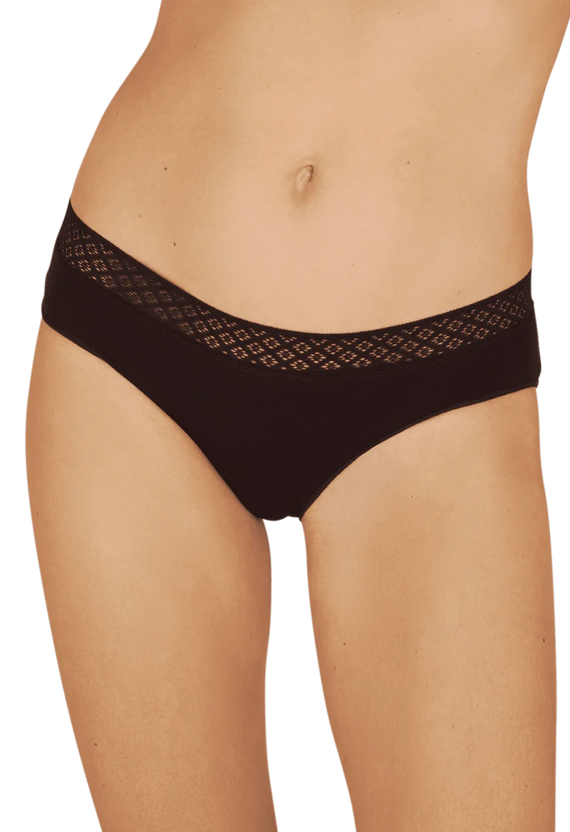 Lot de 3 Slips - Trio Douceur Graphique - Nude / noir / blanc