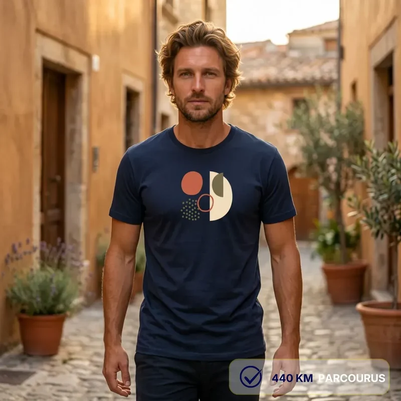 T-shirt Homme Bleu | TERRA