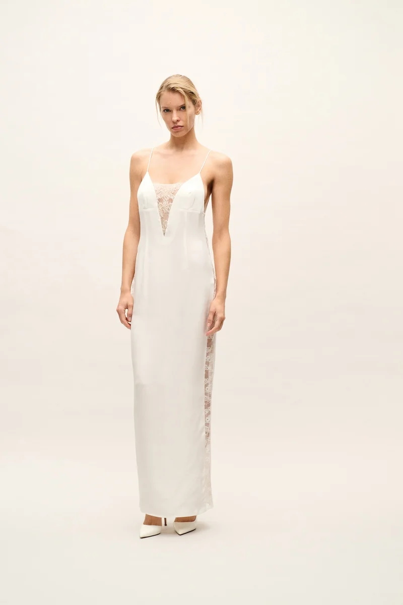 ROBE AGATA BLANC