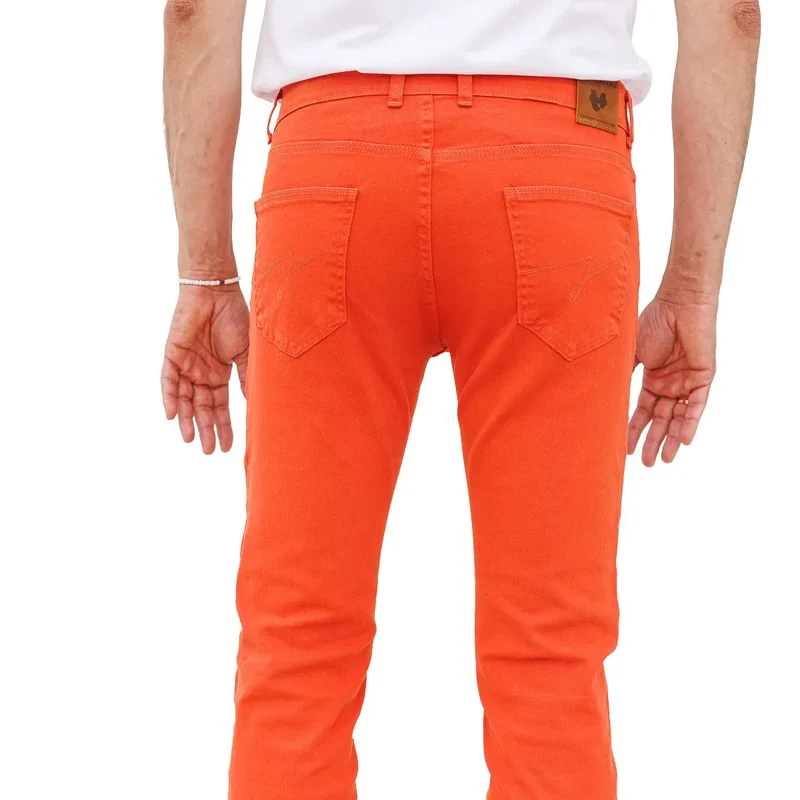 Jean français Orange