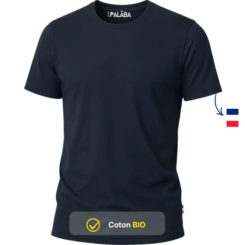T-shirt 240 super épais Marine