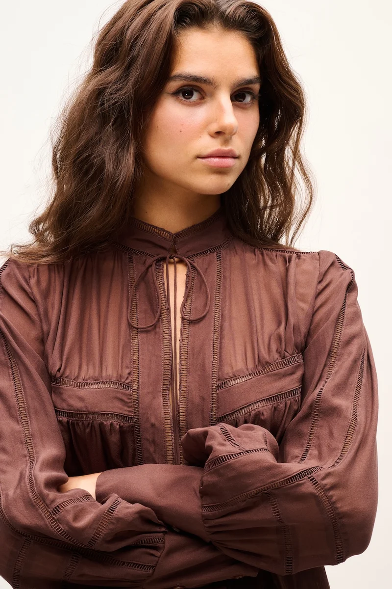 CHEMISE BLACK FEVER CHOCOLATE