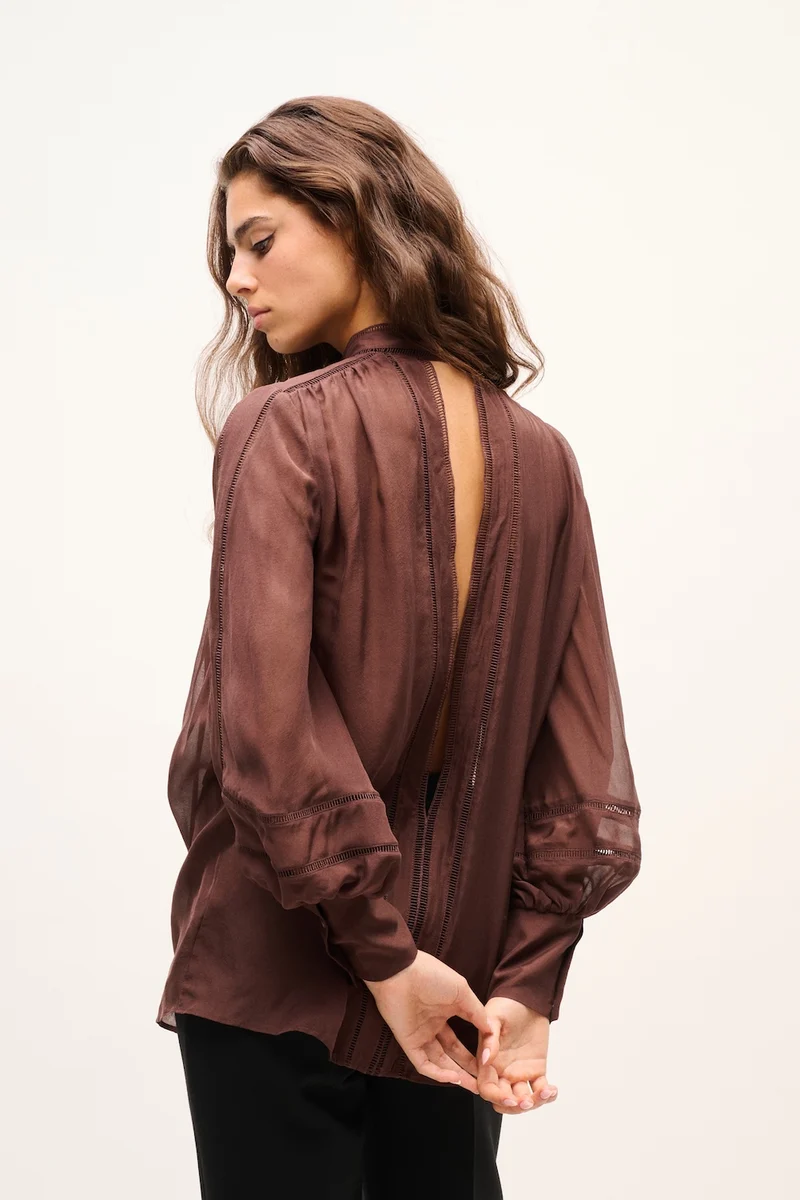 CHEMISE BLACK FEVER CHOCOLATE