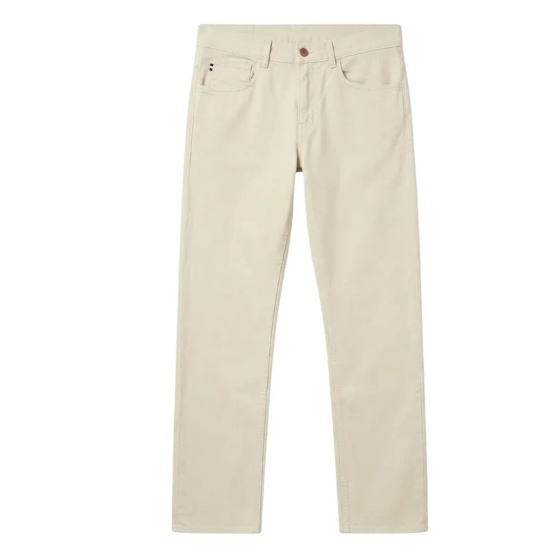Jean beige homme | Coupe droite